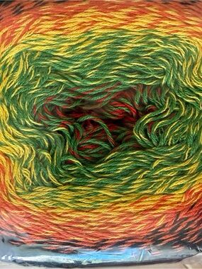 Yarn Art Flowers Cotton-Acrylic Yarn Cake - Soft Knit/Crochet Fiber